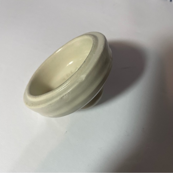 Vintage Treasure Craft Mirage Stoneware Sugar container w/Lid, Pink & Green - Picture 5 of 14